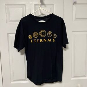 Black, Large, Marvel Eternals T-shirt